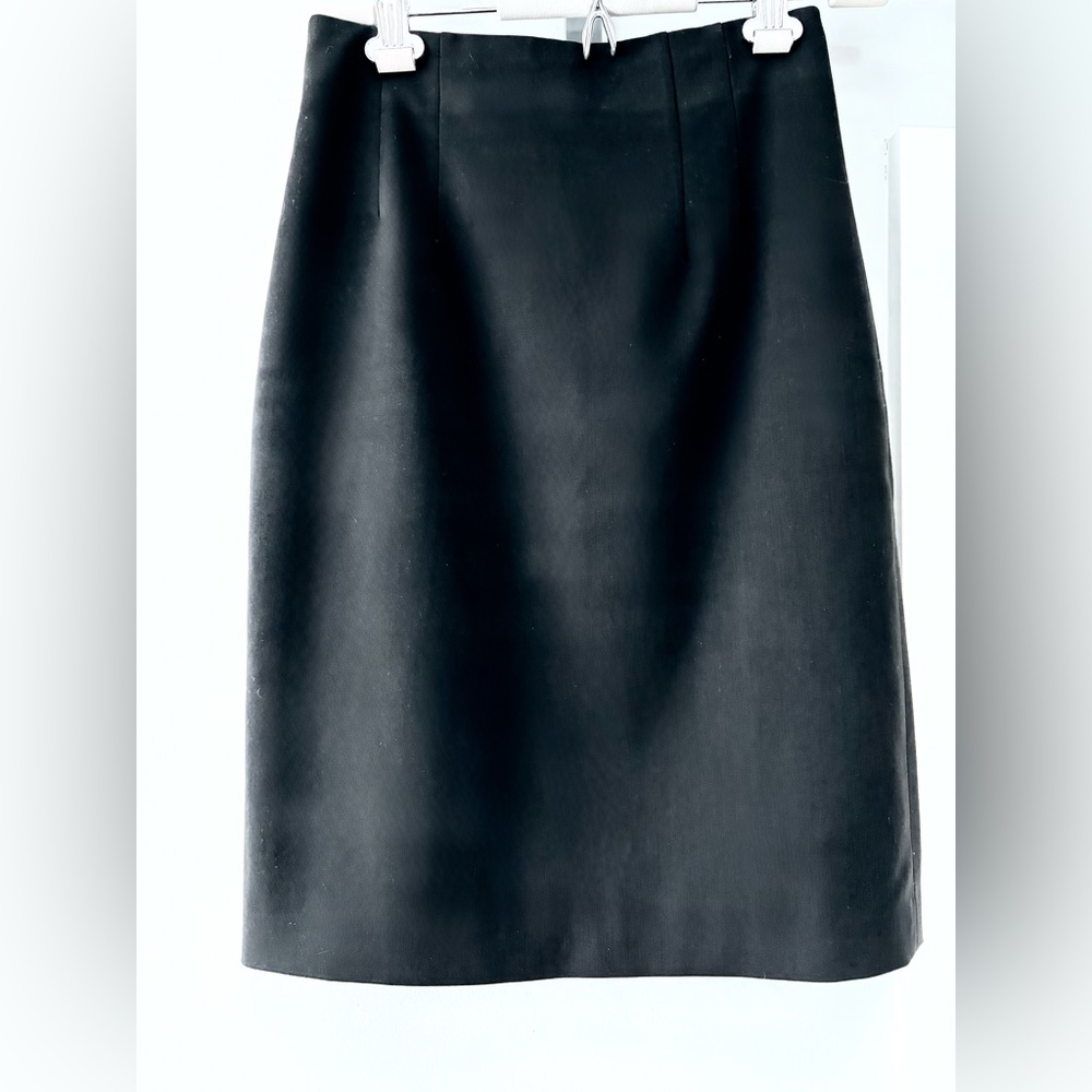 TRISTAN Black Pencil Skirt